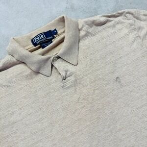 Polo‎ by Ralph Lauren Polo Shirt Men's Medium 100% Pima Cotton Striped Casual